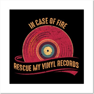 Vinyl Records Collector Posters and Art